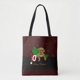 Bolsa Tote XMas puppy
