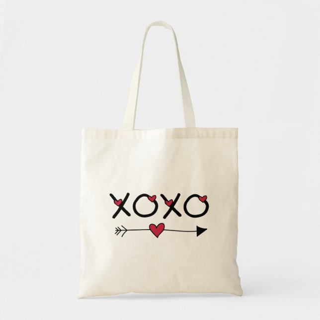 Bolsa Tote XOXO Dia dos Namorados (Frente)
