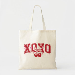 Bolsa Tote XOXO Laço Cereja Dia dos Namorados 