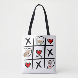 Bolsa Tote XOXO Pet Lover Fotografias e Nome