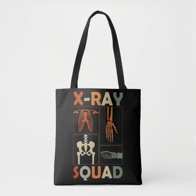 Bolsa Tote Xray Skeleton Bones Radiologista Funny Radiology (Frente)