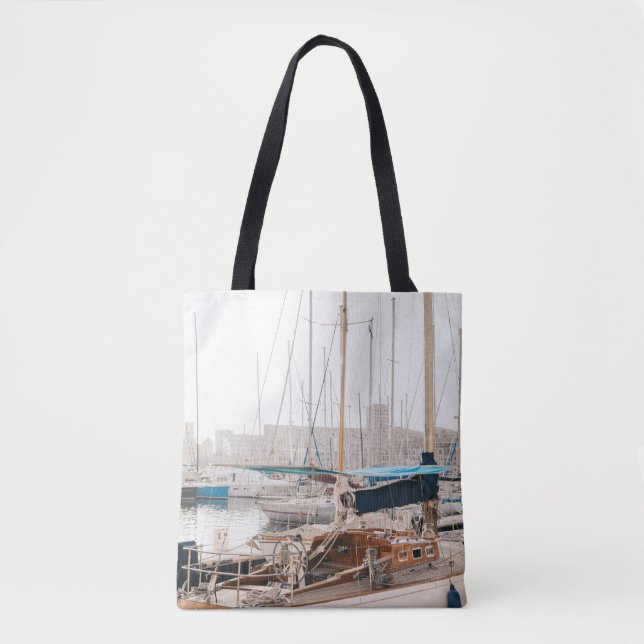 BOLSA TOTE YACHT BRANCA NO BASE (Frente)