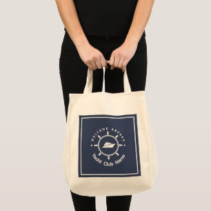 Bolsa Tote Yacht club Marinho Náutico