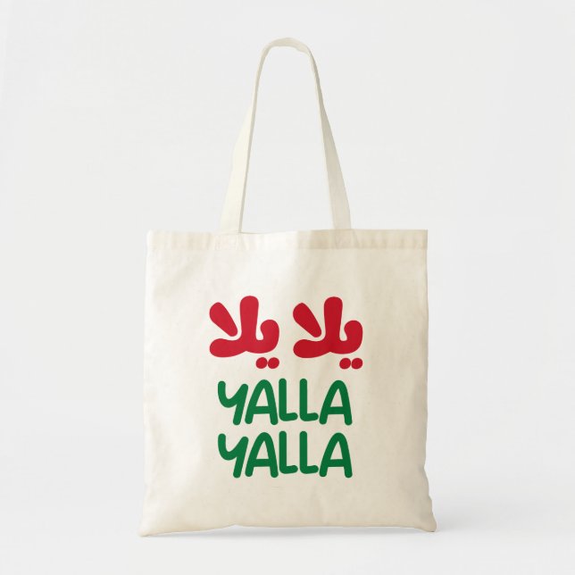 Bolsa Tote Yalla yalla (Frente)