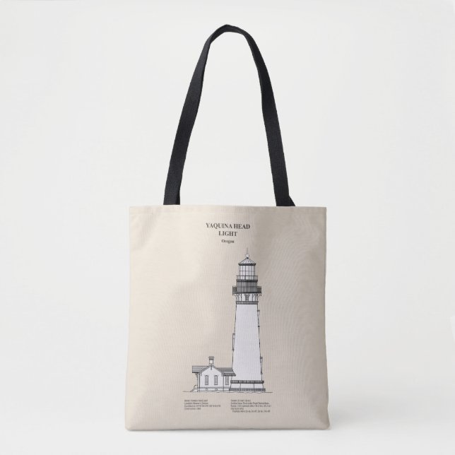 Bolsa Tote Yaquina Head Lighthouse - Oregon - SBD (Frente)