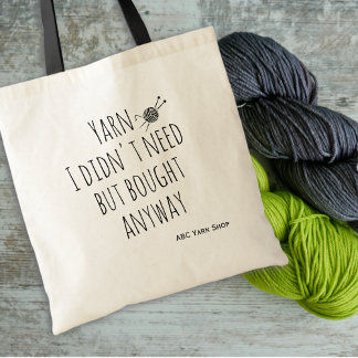 Bolsa Tote Yarn, eu não precisava, mas comprei mesmo assim