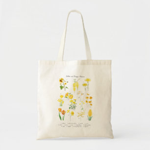 Bolsa Tote yellow and orange flowers collection