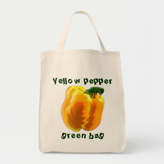 Bolsa Tote Yellow Bell Pepper (Frente)