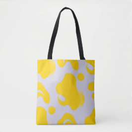 Bolsa Tote Yellow Organic Abstract 