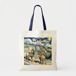 Bolsa Tote Yellowstone National Park Bighorn Sheep Van Gogh