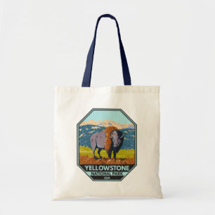Bolsa Tote Yellowstone National Park North American Bison