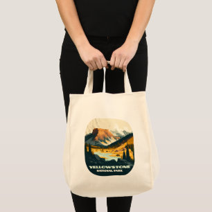 Bolsa Tote Yellowstone National Park Wyoming Mounties Retro