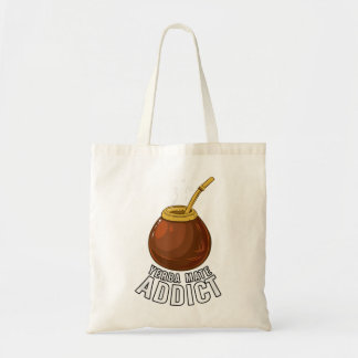 Bolsa Tote Yerba Mate Addicto, Gourd e Bombilla