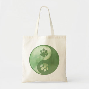 Bolsa Tote Yin Yang Paw Green