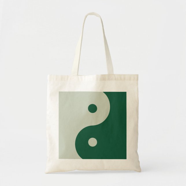 Bolsa Tote Yin Yang Sage Green (Frente)