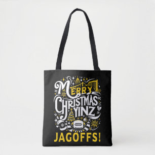 Bolsa Tote Yinz Jagoff Christmas Pittsburgh Gift