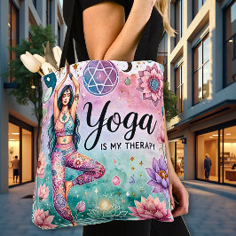 Bolsa Tote Yoga é minha terapia