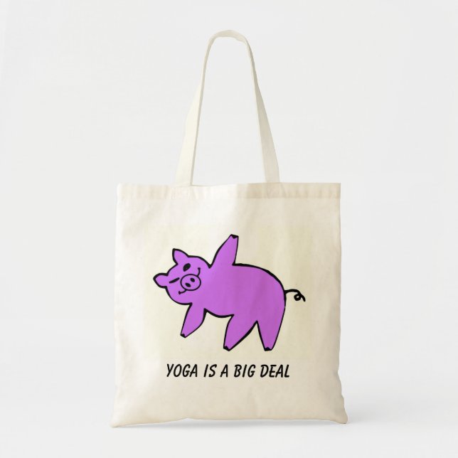 Bolsa Tote Yoga é um grande negócio - Yoga Tote Bags (Frente)