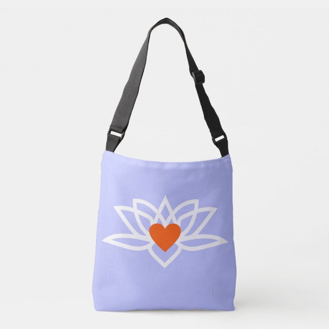 Bolsa Tote Yoga Lotus Heart (Frente)
