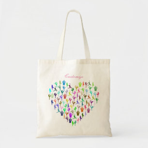Bolsa Tote Yoga Possui Thunder_Cove do Coração