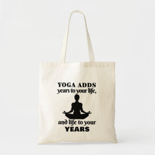 Bolsa Tote Yoga Sayings - presentes para amantes do Yoga