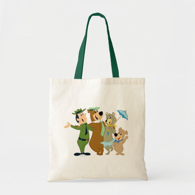 Bolsa Tote Yogi Bear e Amigos Warm Bem-vindos (Frente)