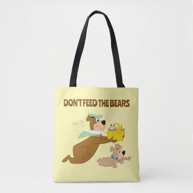 Bolsa Tote Yogi Bear e Boo Picnic Pânico (Frente)