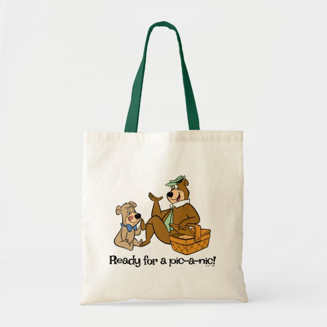 Bolsa Tote Yogi Bear e Boo Picnic Snack (Frente)