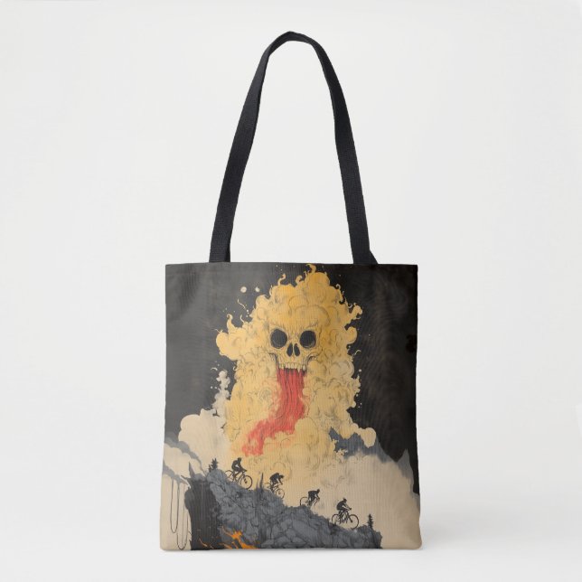 Bolsa Tote Yokai Cycling Japonês (Frente)