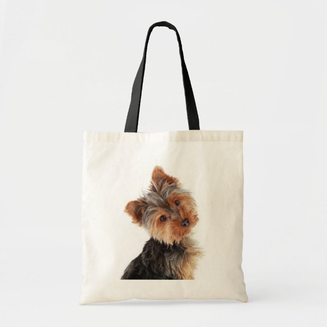 Bolsa Tote Yorkie Lover Puppy Dog Cute Yorkshire Terrier  (Frente)