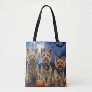 Bolsa Tote Yorkipoo Halloween Spooky