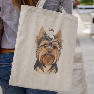 Bolsa Tote Yorkshire Terrier Mãe Yorkie Gift