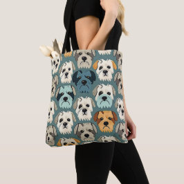 Bolsa Tote Yorkshire Terrier Pattern