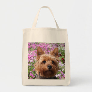 Bolsa Tote Yorkshire Terrier Puppy Dog Grocery Totebag