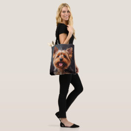 Bolsa Tote Yorkshire Terrier Realismo Art Retrait