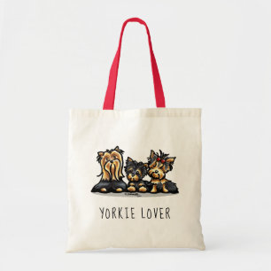 Bolsa Tote Yorkshire Terrier Trio Yorkie Lover