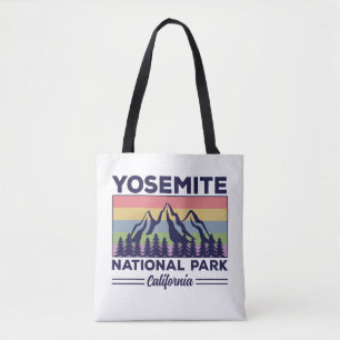 Bolsa Tote Yosemite National Park California Retro Hiking