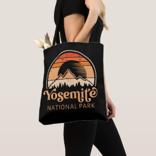 Bolsa Tote Yosemite National Park California Retro Vintage