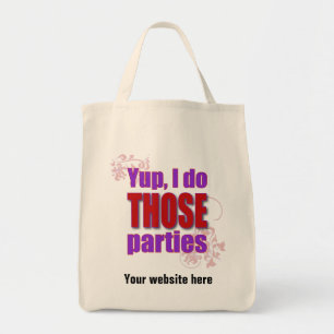 Bolsa Tote Yup, eu faço AQUELES partidos!