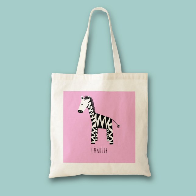 Bolsa Tote Zebra (Personalized zebra tote bag)