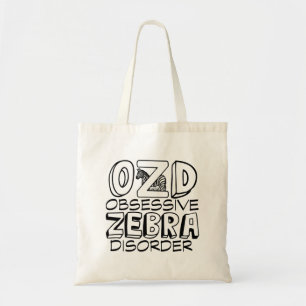 Bolsa Tote Zebra engraçada