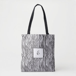 Bolsa Tote Zebra Pattern Monograma