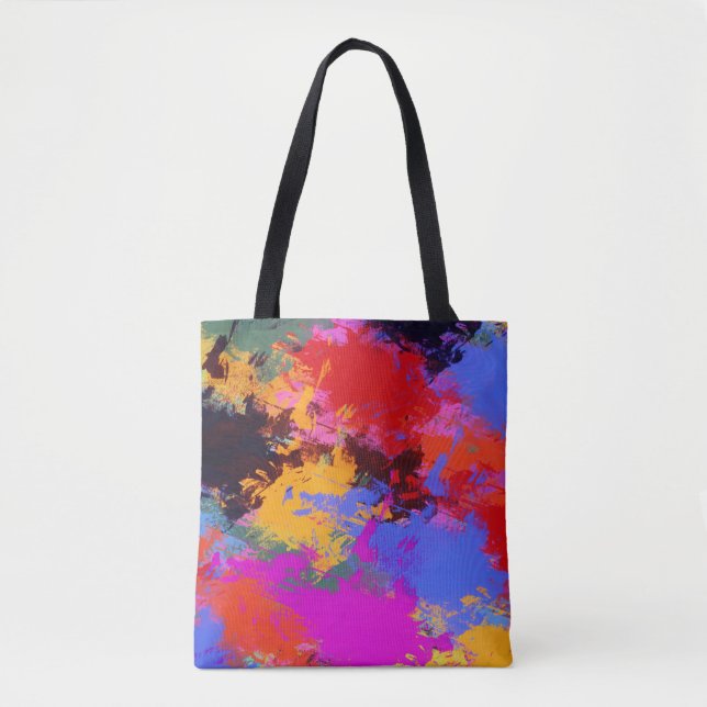 Bolsa Tote Zebra pintada (Frente)