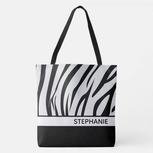 Bolsa Tote Zebra Stripes (Frente)