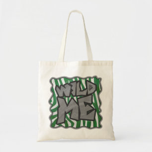 Bolsa Tote Zebra Verde e Branco