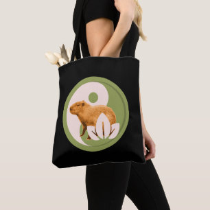 Bolsa Tote Zen Capybara Yin Yang
