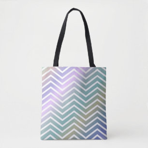 Bolsa Tote Zigzag Colorido Brilhante