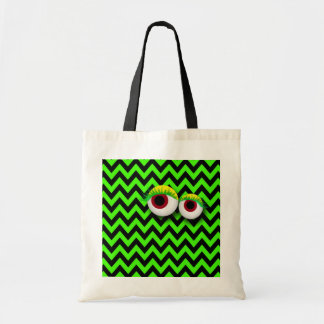 Bolsa Tote ZIGZAG eYe MONSTER : GReeN