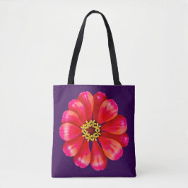 Bolsa Tote Zínia Rosa