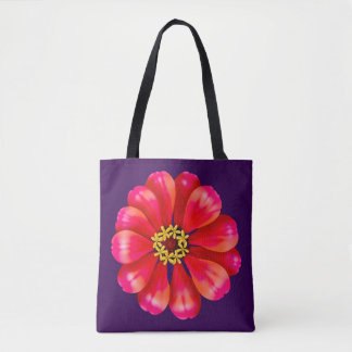 Bolsa Tote Zínia Rosa